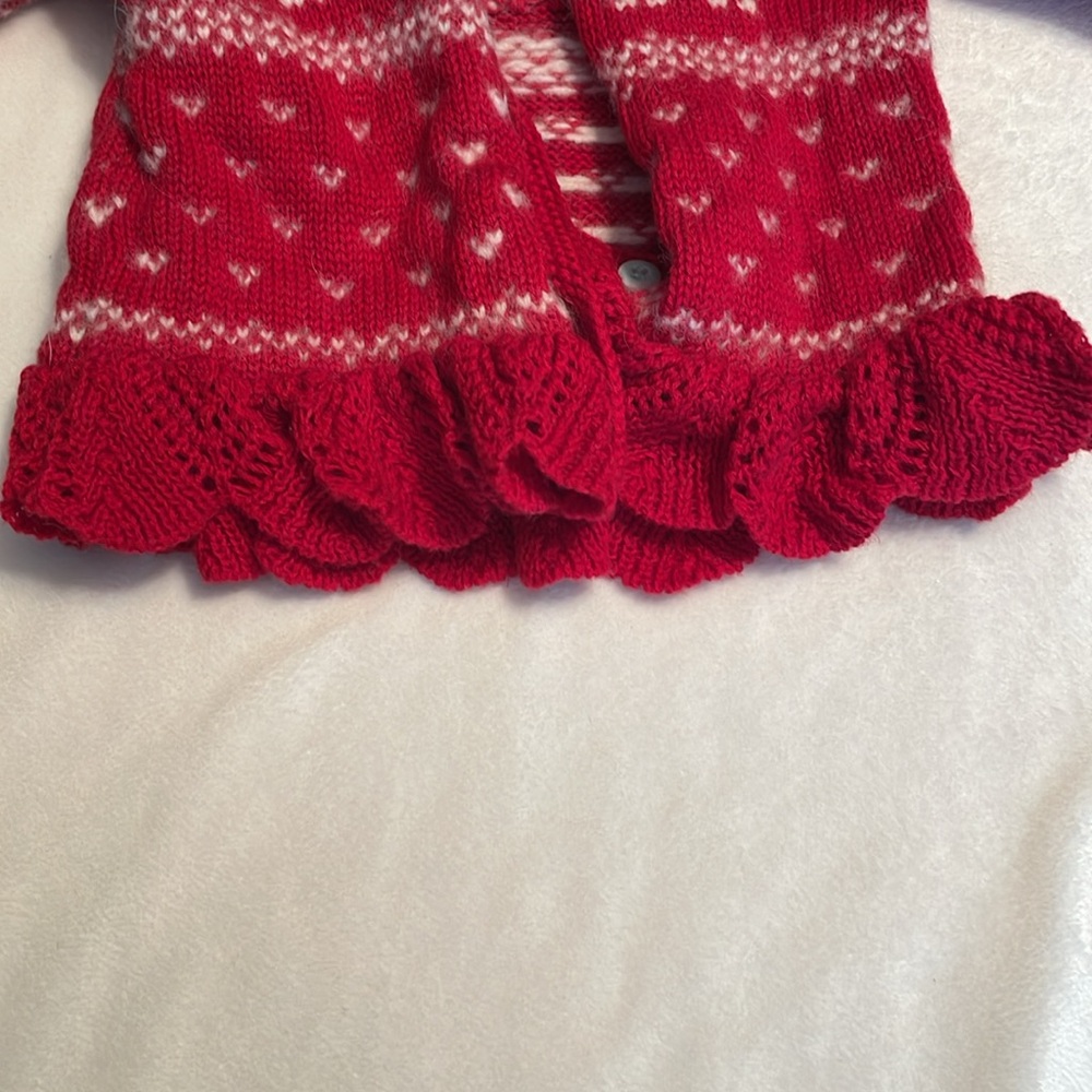Ralph Lauren red cardigan 3 months ! - Picture 3 of 5
